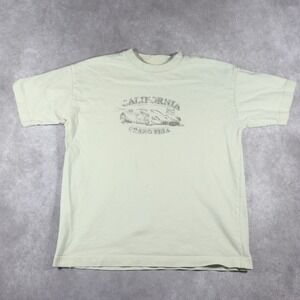 Charlie Rocket California Grand Prix T-Shirt Women 7 Sage Green Good Vintage Y2K